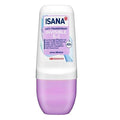 Isana Invisible Deodorant Roll On - 48 Hour Odor Protection, Alcohol-Free, Stain-Free Clothing