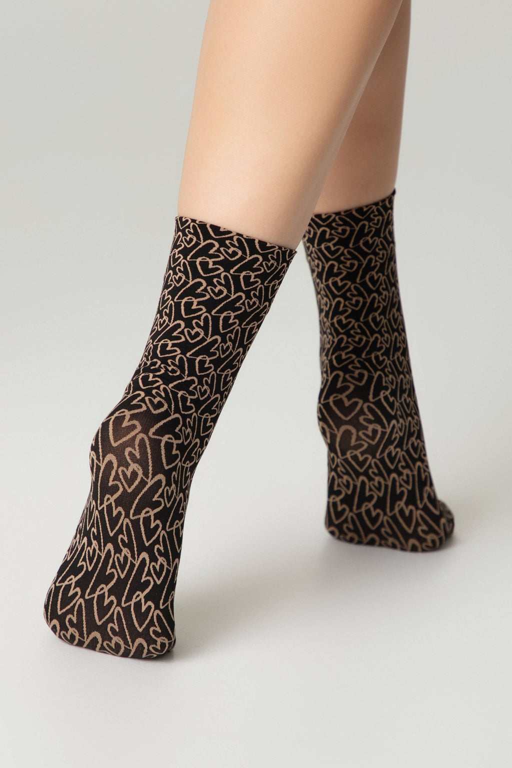 TheRanok.com Dense Socks Conte Fantasy - "Love" Designs — side view