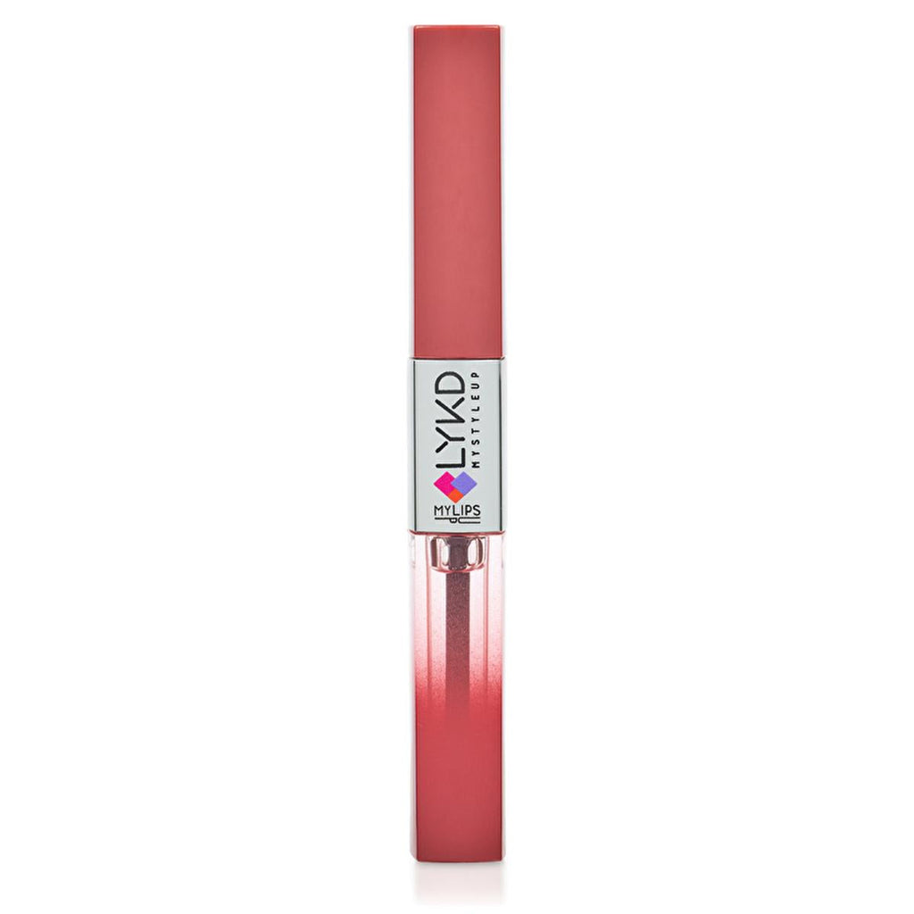 LYKD Double Sided Lipstick & Gloss 564 Dusty Rose - Long Lasting, High Pigmentation Lip Color