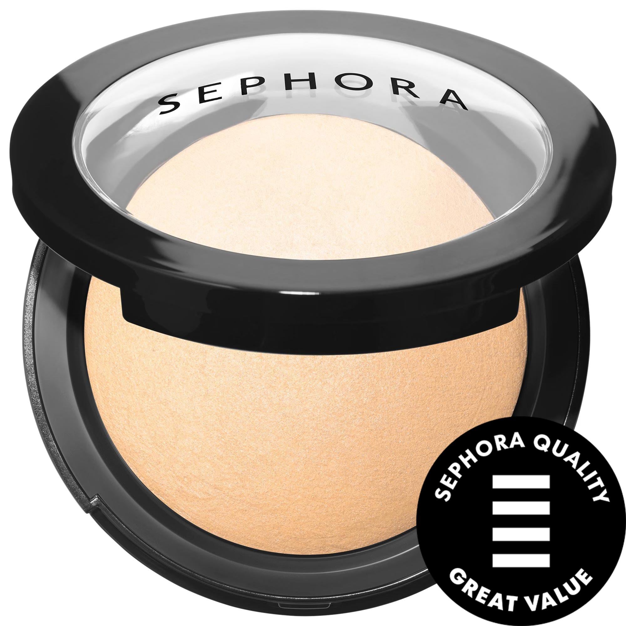 Sephora Collection: Microsmooth Baked Face Powder Foundation - Light Buildable Coverage, Blurring, Cruelty-Free, & Paraben-Free