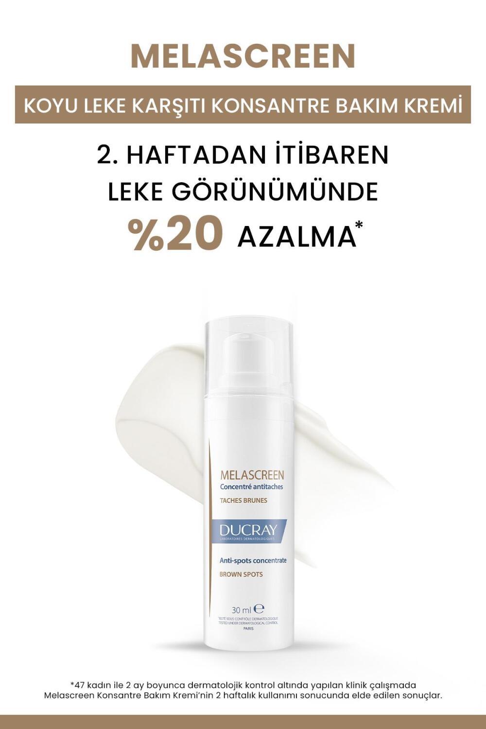 Ducray Melascreen Concentrated Care Cream for Dark Spots - Dermatologically Tested, Hyperpigmentation Treatment, 1.01 fl oz