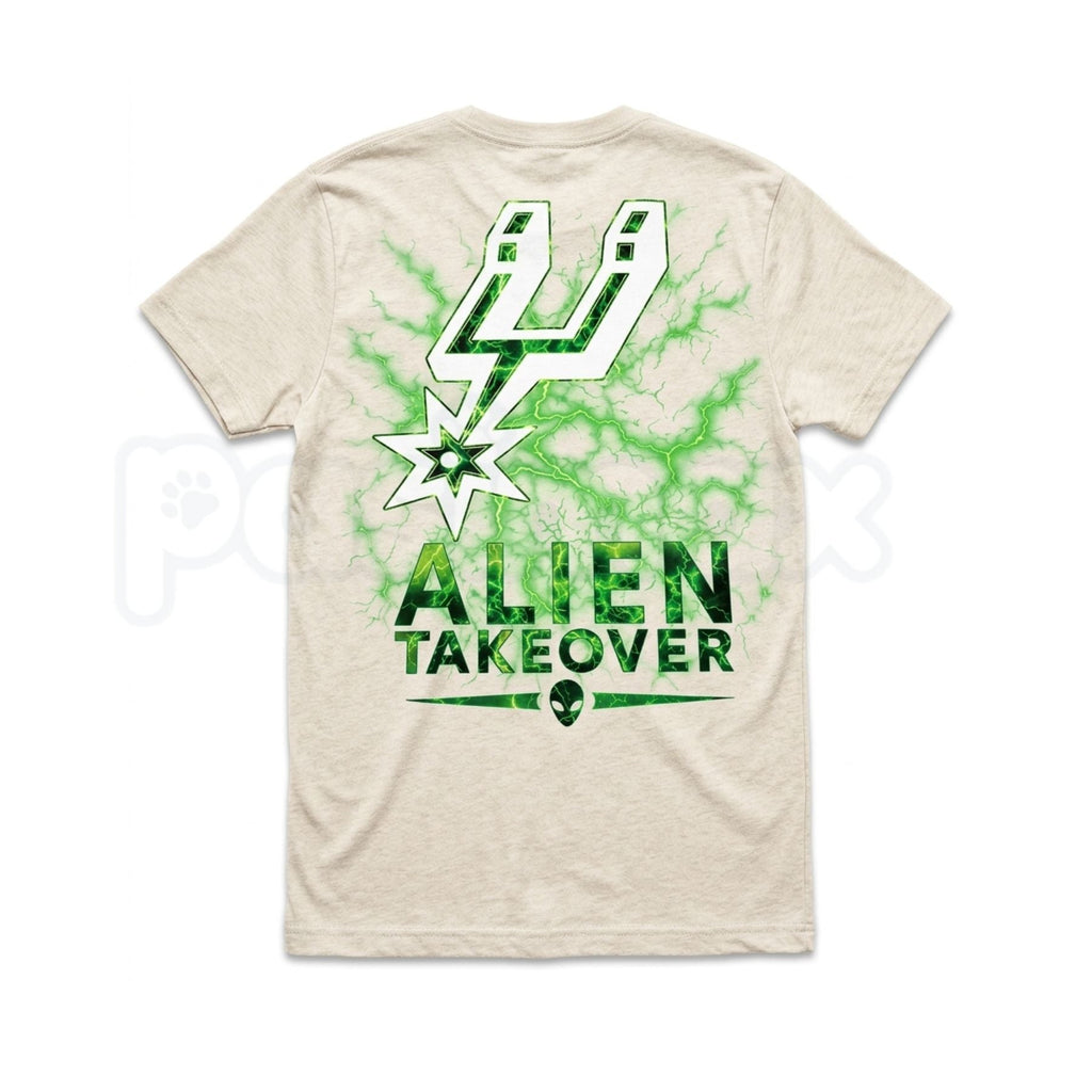 Retro "Alien Takeover" T-Shirt – Vintage Sci-Fi UFO Extraterrestrial Graphic Tee