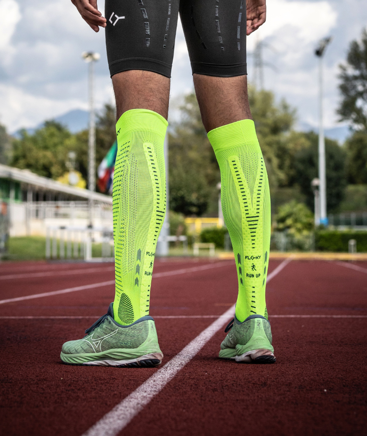 Floky US RUN UP Long Sock — side view