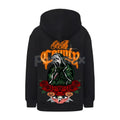 Pasimax FB County Heavyweight Oversized Halloween Graphic Hoodie — detail close-up