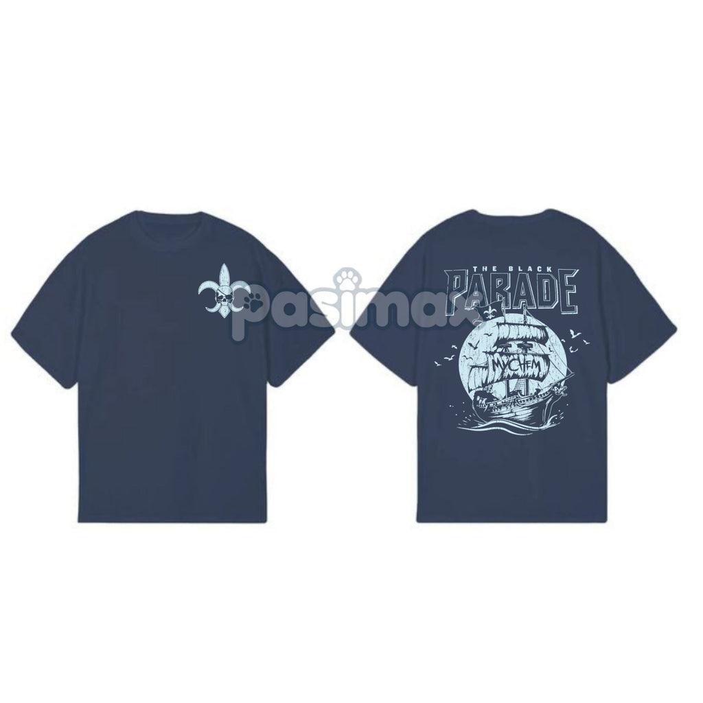 Pasimax Official My Chemical Romance Black Parade 2025 Tour T-Shirt — detail close-up