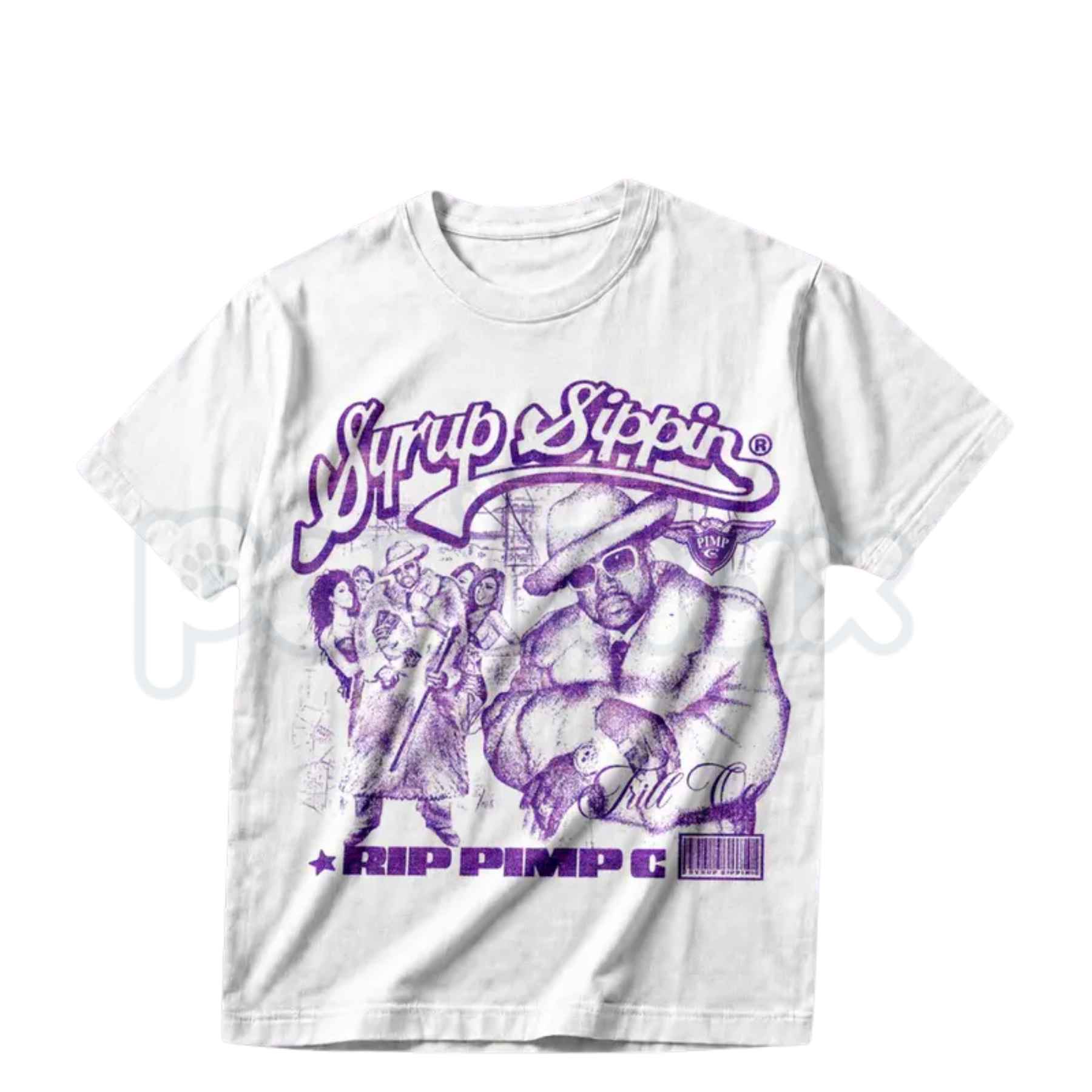 Pimp C Heavy Cotton Unisex Graphic T-Shirt – Vintage 90s Hip Hop Rap Tee, Retro Texas Underground Legend Tribute Streetwear Shirt
