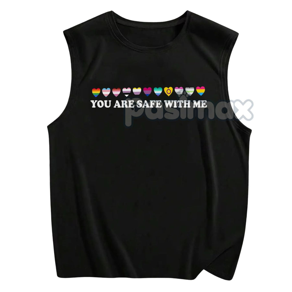 Pasimax Human Rights Tank Top — detail close-up
