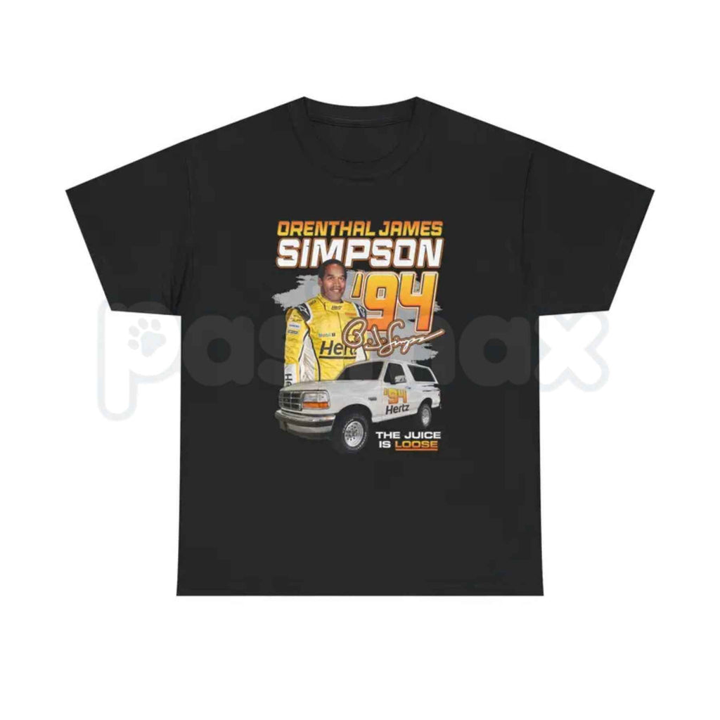 OJ Simpson 94 Shirt – Professional Racer Case Parody Tee, Dark Humor Pop Culture Unisex Retro Graphic T-Shirt