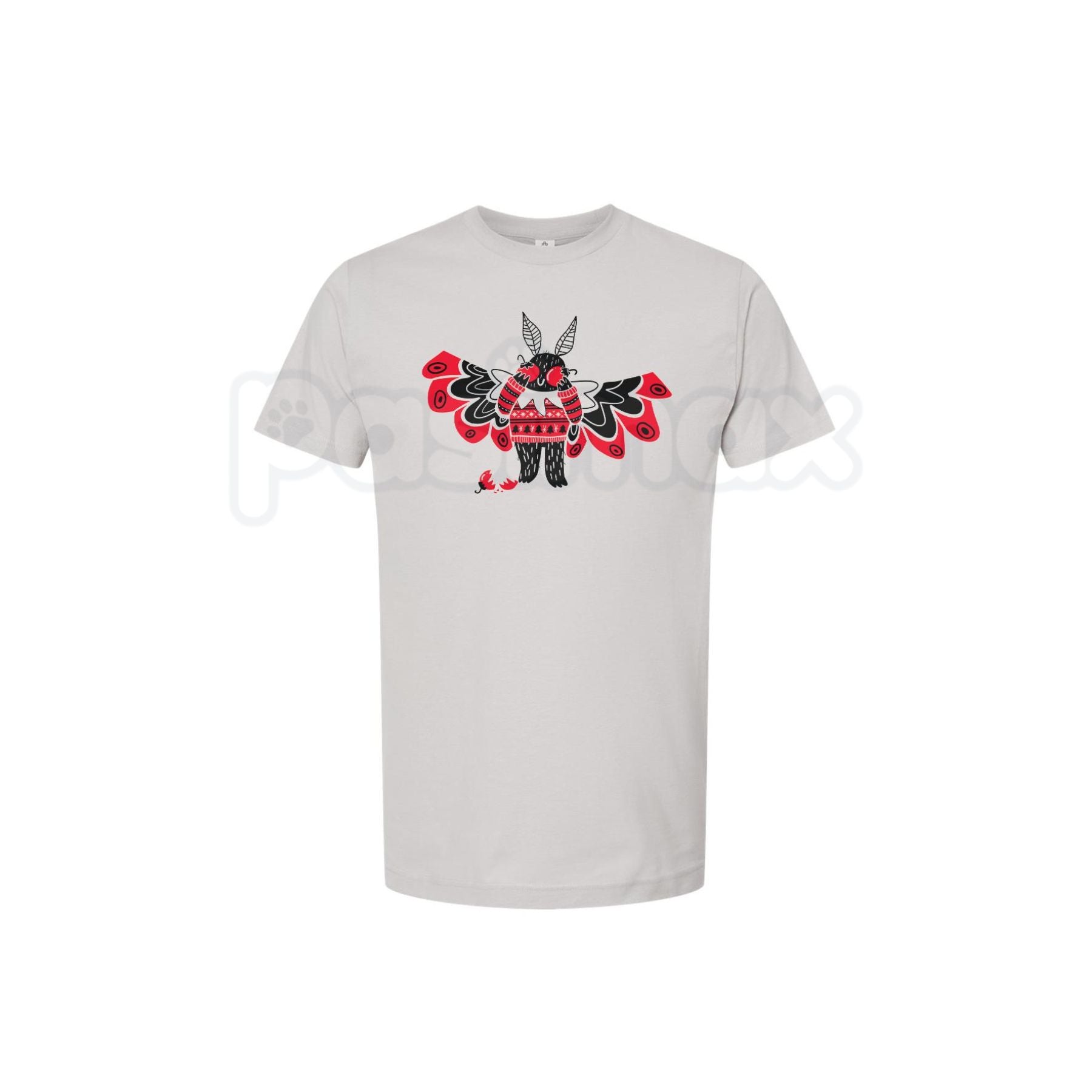 Pasimax Christmas Mothman T-Shirt - Festive Cryptid Holiday Tee, Point Pleasant Xmas Apparel, Unique Goth Christmas Gift — de