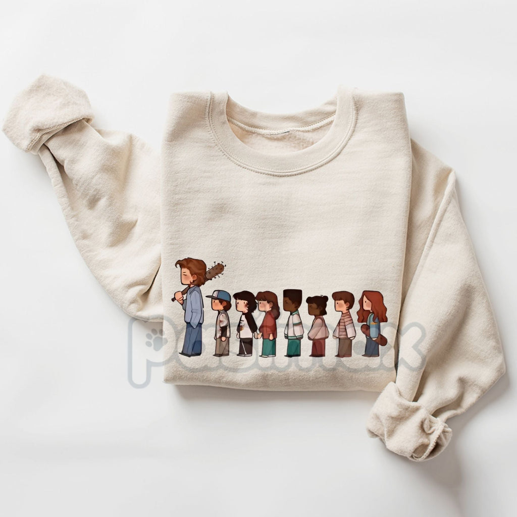 Pasimax Stranger Steve and Seven Dwarfs Shirt Sweatshirt | Funny Stranger Things Disney Mashup Jumper | Steve Harrington Pop 