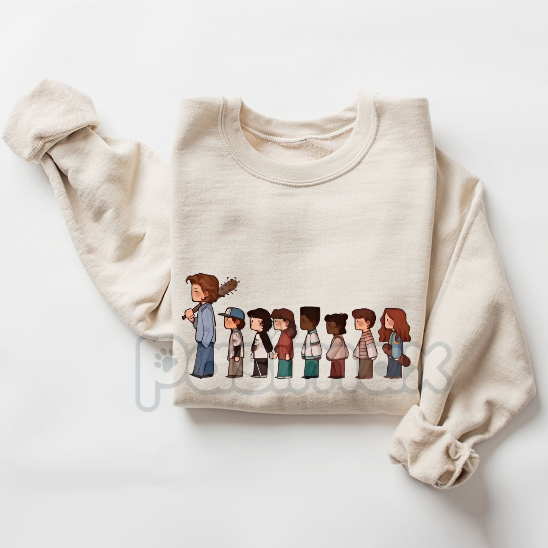 Pasimax Stranger Steve and Seven Dwarfs Shirt Sweatshirt | Funny Stranger Things Disney Mashup Jumper | Steve Harrington Pop 