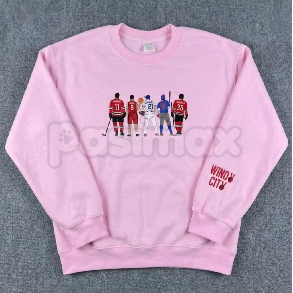 "Windy City" Embroidered Sweatshirt – Chicago Pride Crewneck