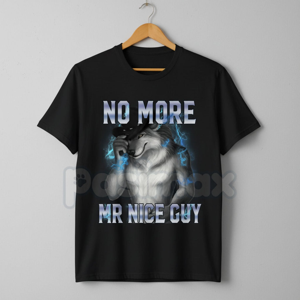 Pasimax Funny Alpha Wolf Meme T-Shirt - Ironic Alpha Male Humor Tee, Self-Aware Sarcastic Apparel, Funny Wolf Graphic Gift — 