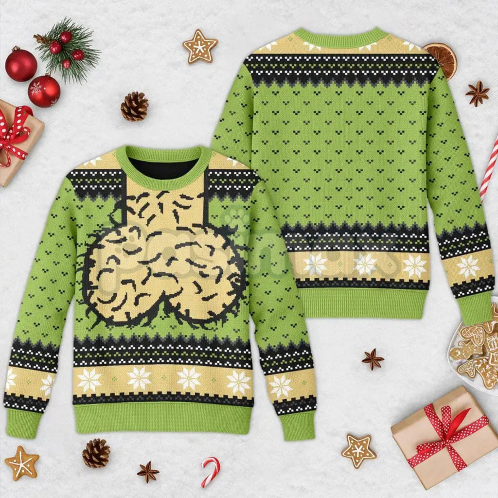 Pasimax Hilarious Meme Balls Christmas Sweater, Funny Couple Holiday Party Jumper, Naughty Xmas Sweatshirt Gift — lifestyle c