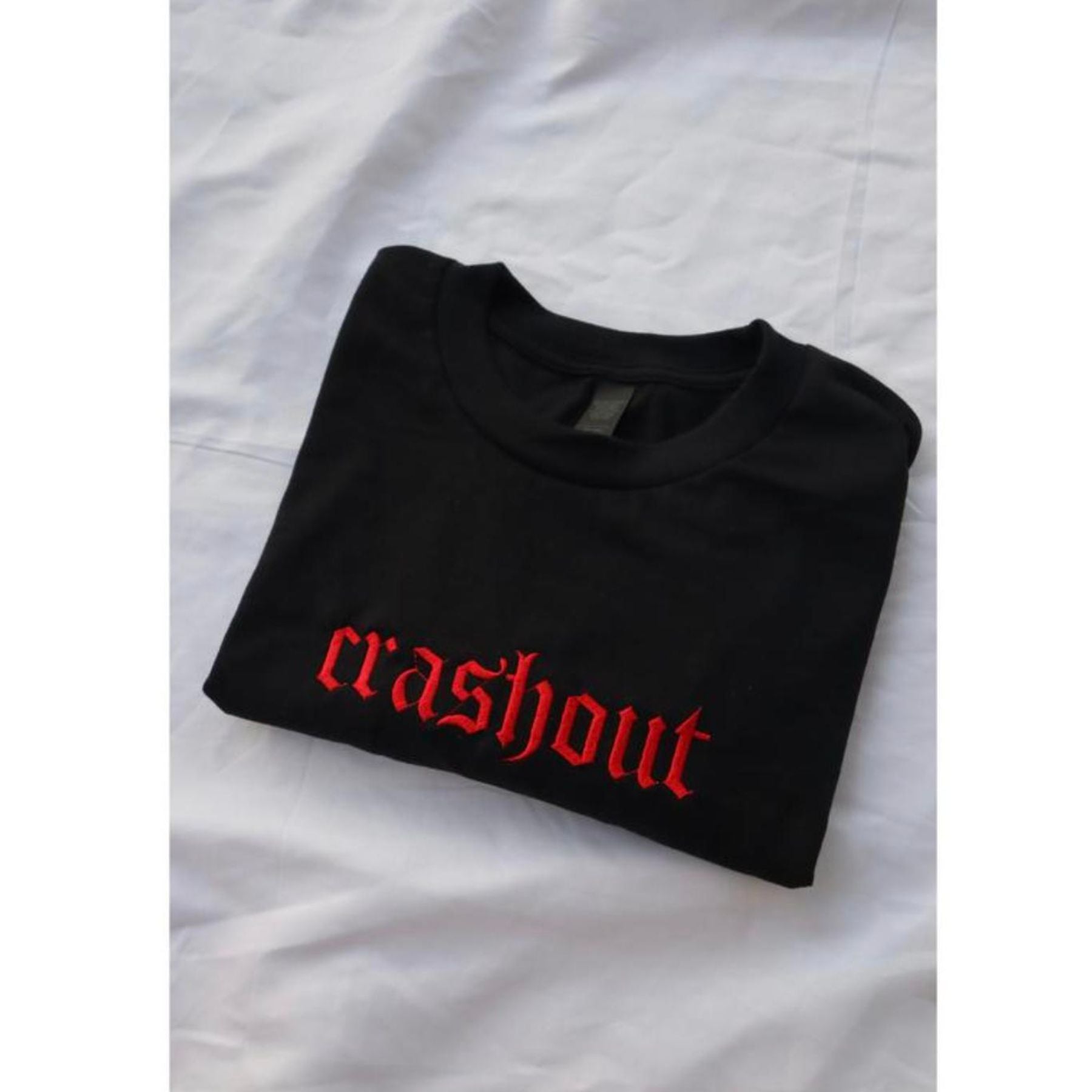 Pasimax "Crashout" Embroidered T-Shirt — detail close-up