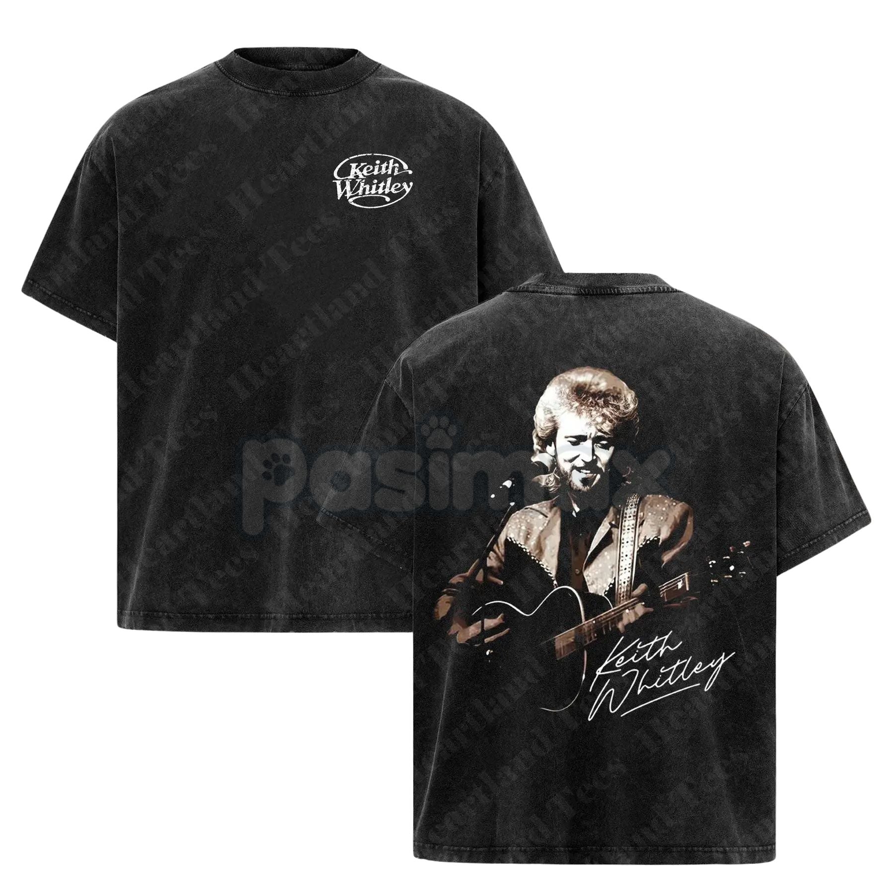 Pasimax Keith Whitley "Don't Close Your Eyes" Vintage T-Shirt – Sandy Retro Country Music Graphic Tee — lifestyle context