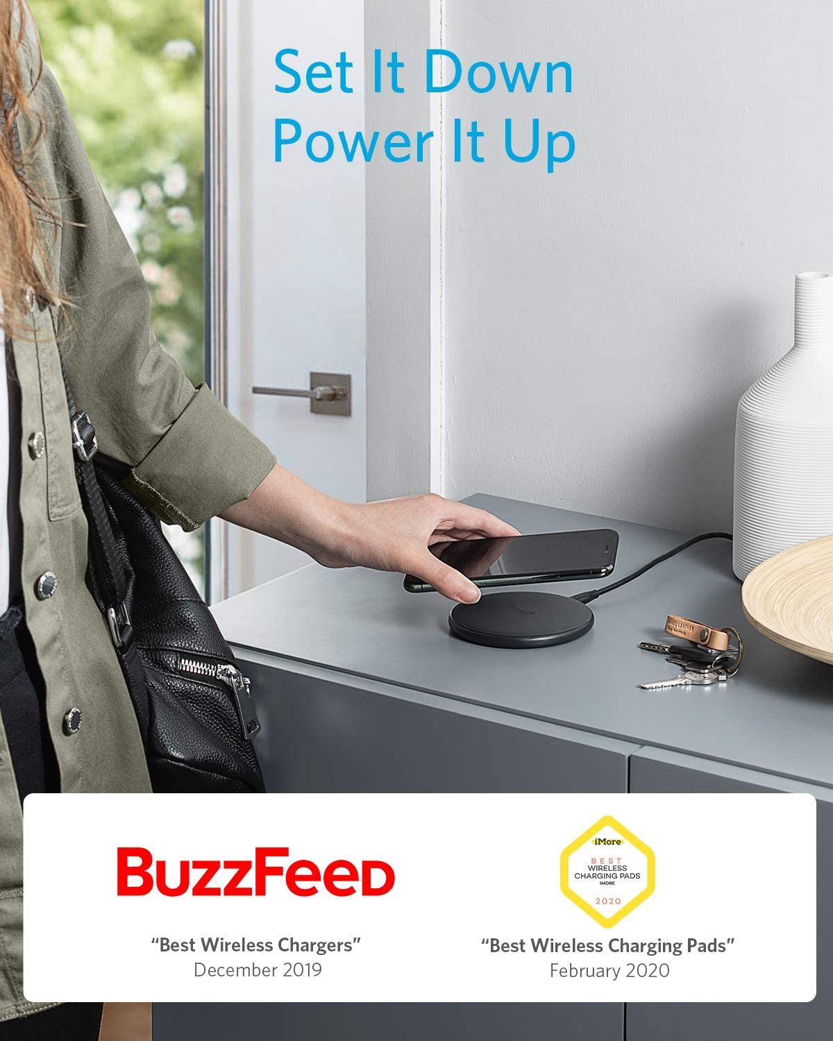 Anker <b>313</b> Wireless Charger (Pad), view 2