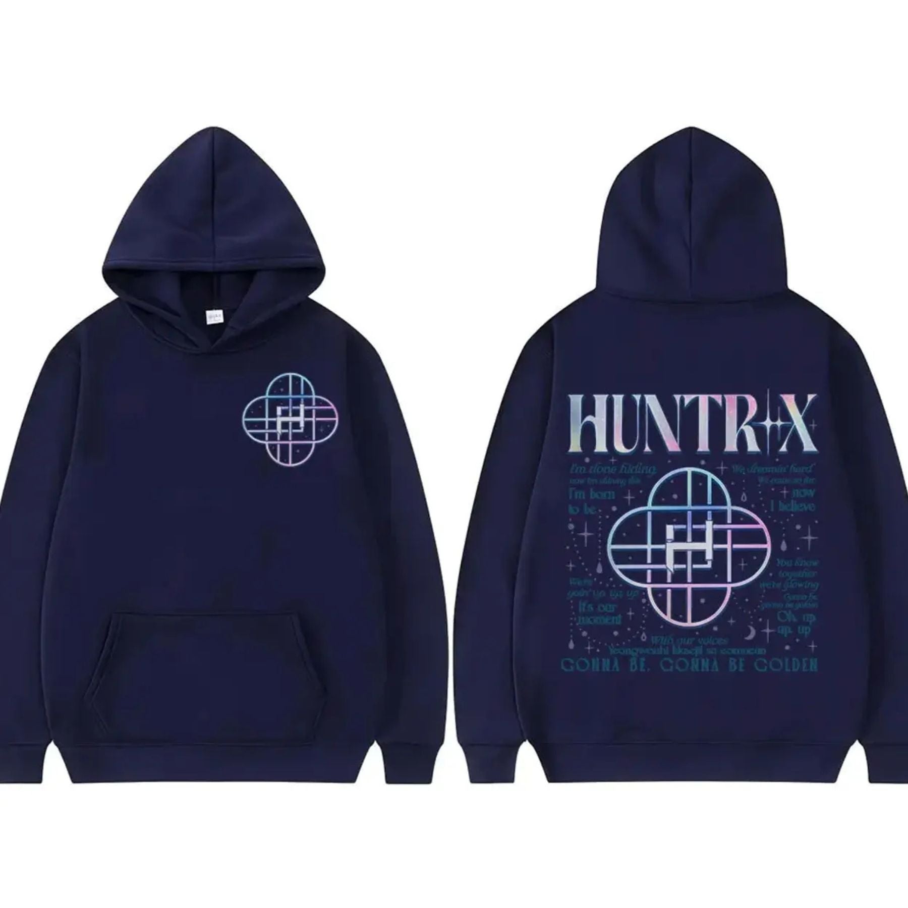 Pasimax Korean Streetwear Kpop Hoodie — detail close-up