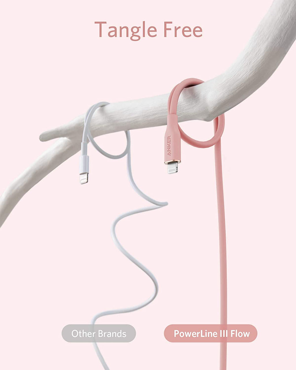 Anker <b>641</b> USB-C to Lightning Cable (Flow, 3 ft Silicone), view 15