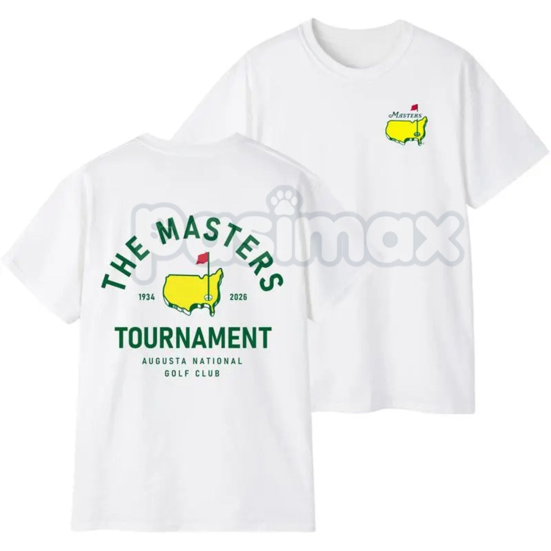 2026 Masters Tournament Shirt – Augusta 92 Years National Golf Tee with Champions List 1934–2026, Premium 100% Cotton Sports History Top, Soft Lived-In Heavyweight Green Jacket Shirt, Made in USA