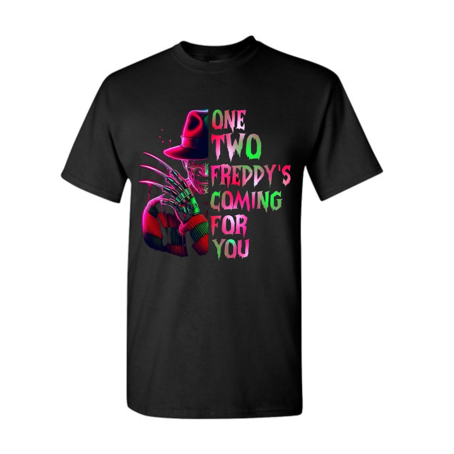Pasimax Horror Characters Movie T-Shirt — lifestyle context