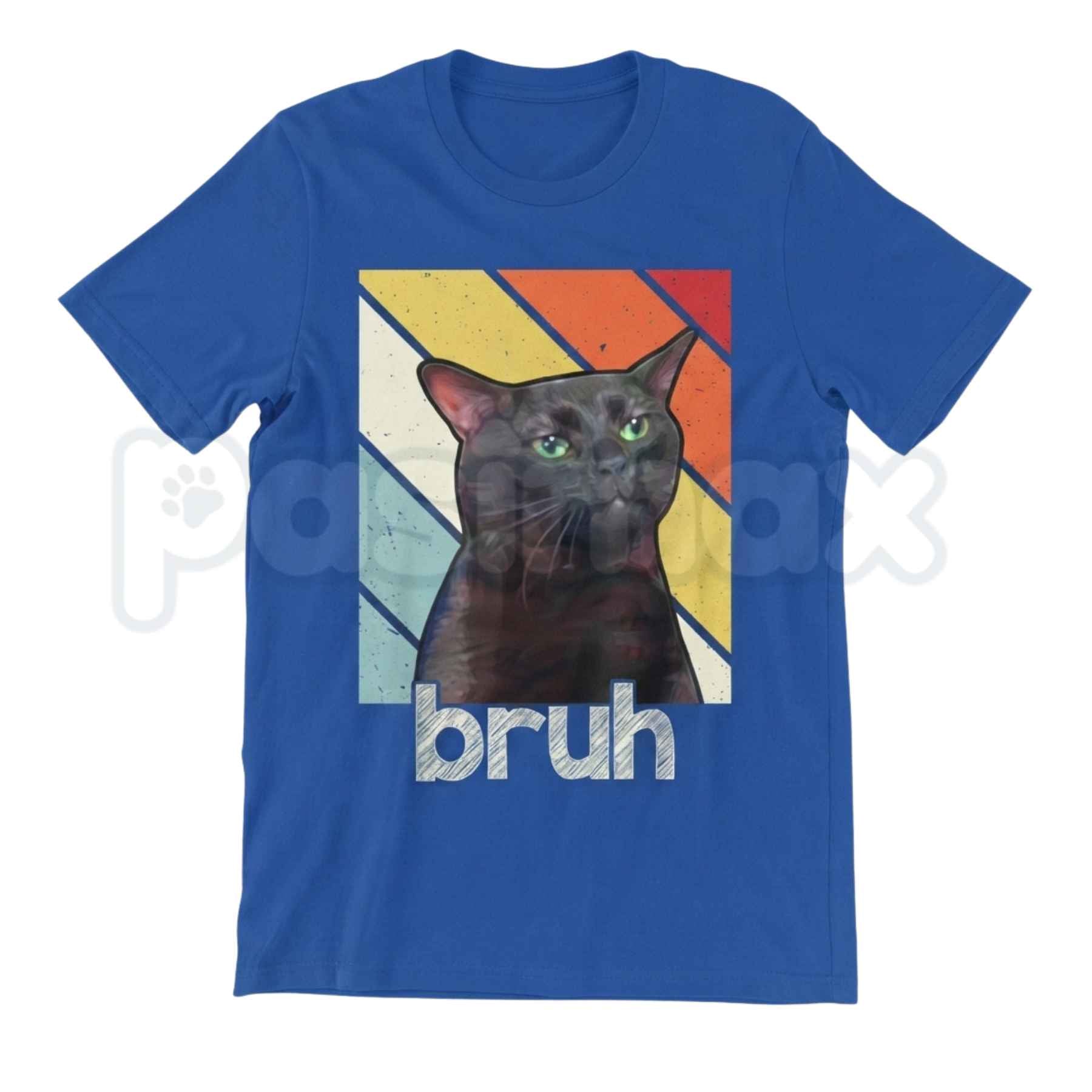 Funny Bros & Cat Meme Graphic Tee – Silly Kitten Humor T-Shirt, Cool Cat Lover Unisex Cotton Apparel for Men & Women