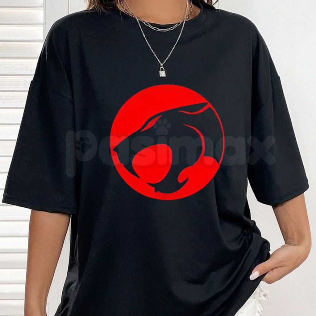 New Cartoon Anime "ThunderCats" T-Shirt – Retro 80s Graphic Tee, Premium 100% Cotton Harajuku Streetwear Top, Soft Lived-In Heavyweight Oversized Fan Fashion, Made in USA