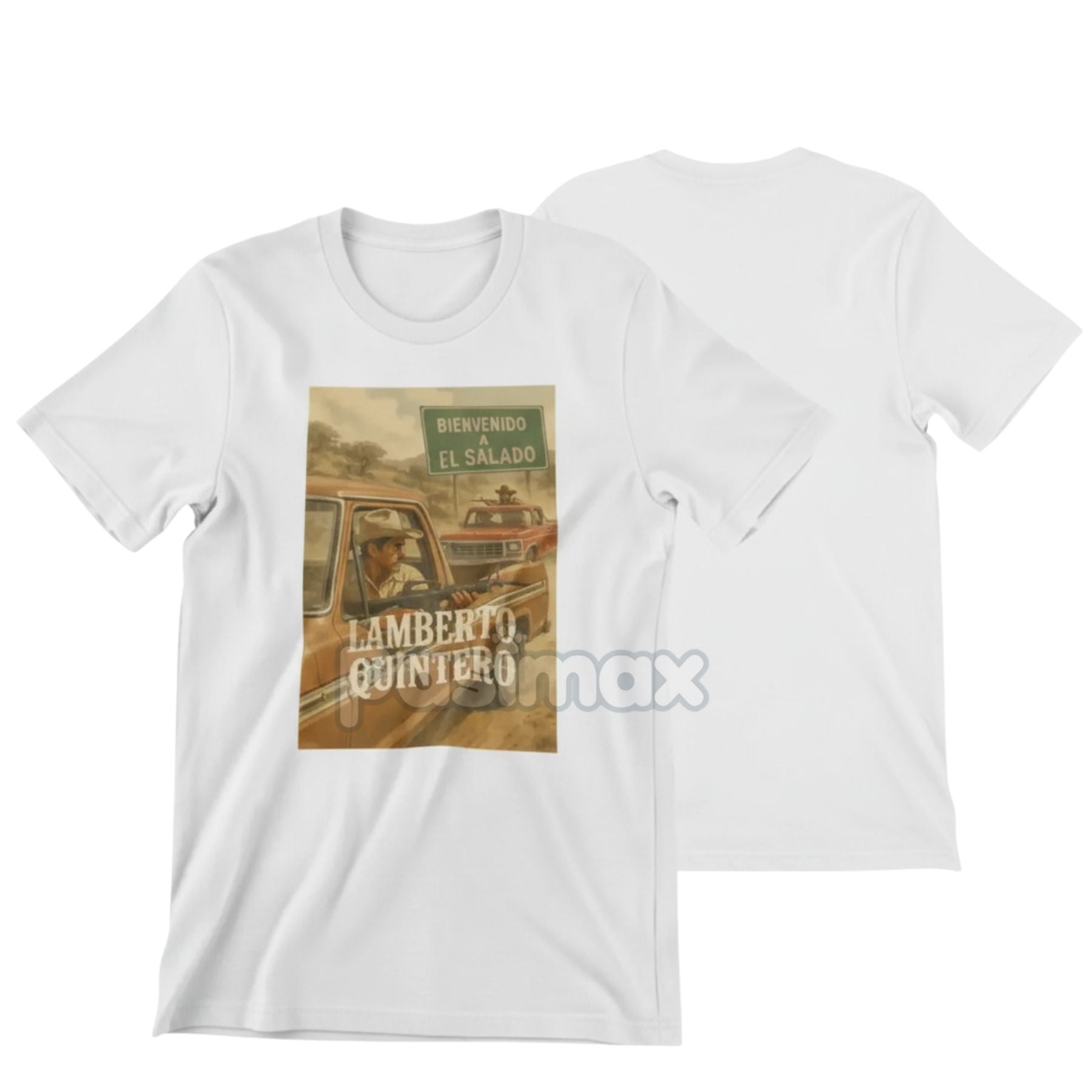 Pasimax Quintero Vintage Unisex T-Shirt — detail close-up