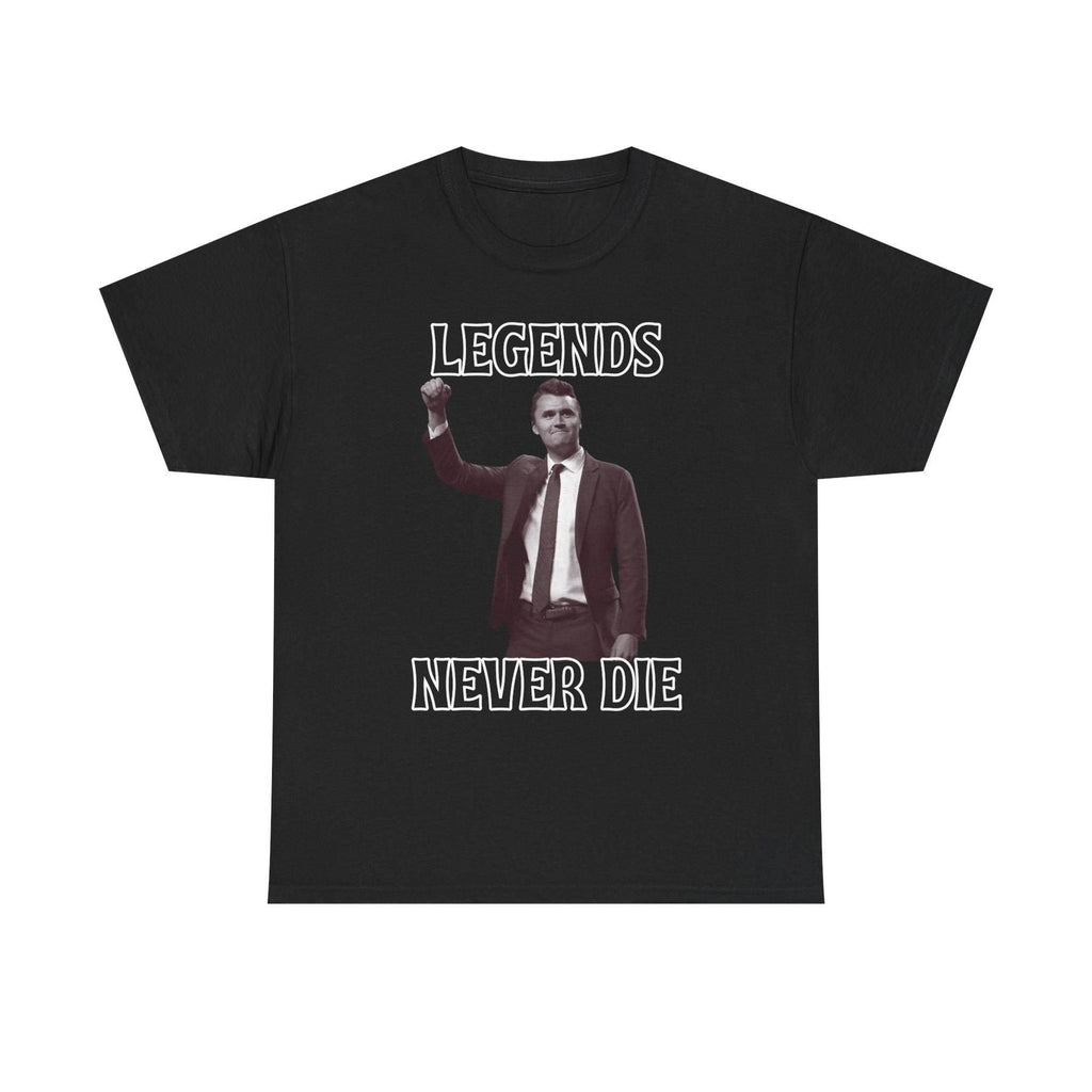 Pasimax "Legends Charlie Kirk" T-Shirt — detail close-up