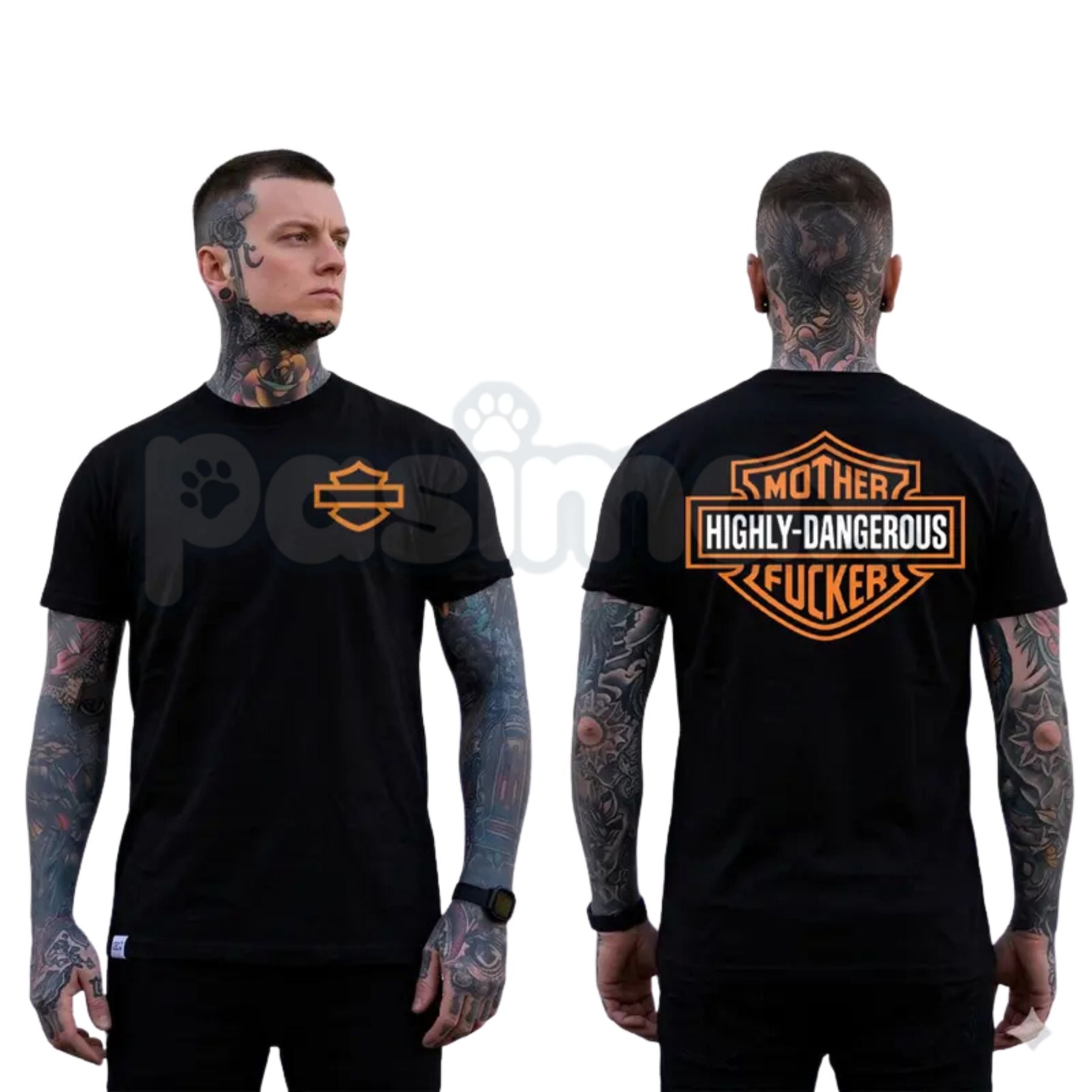 Mother Highly Dangerous F Biker Shirt – Badass Mama Graphic Hoodie & Edgy Outlaw Style Sweatshirt