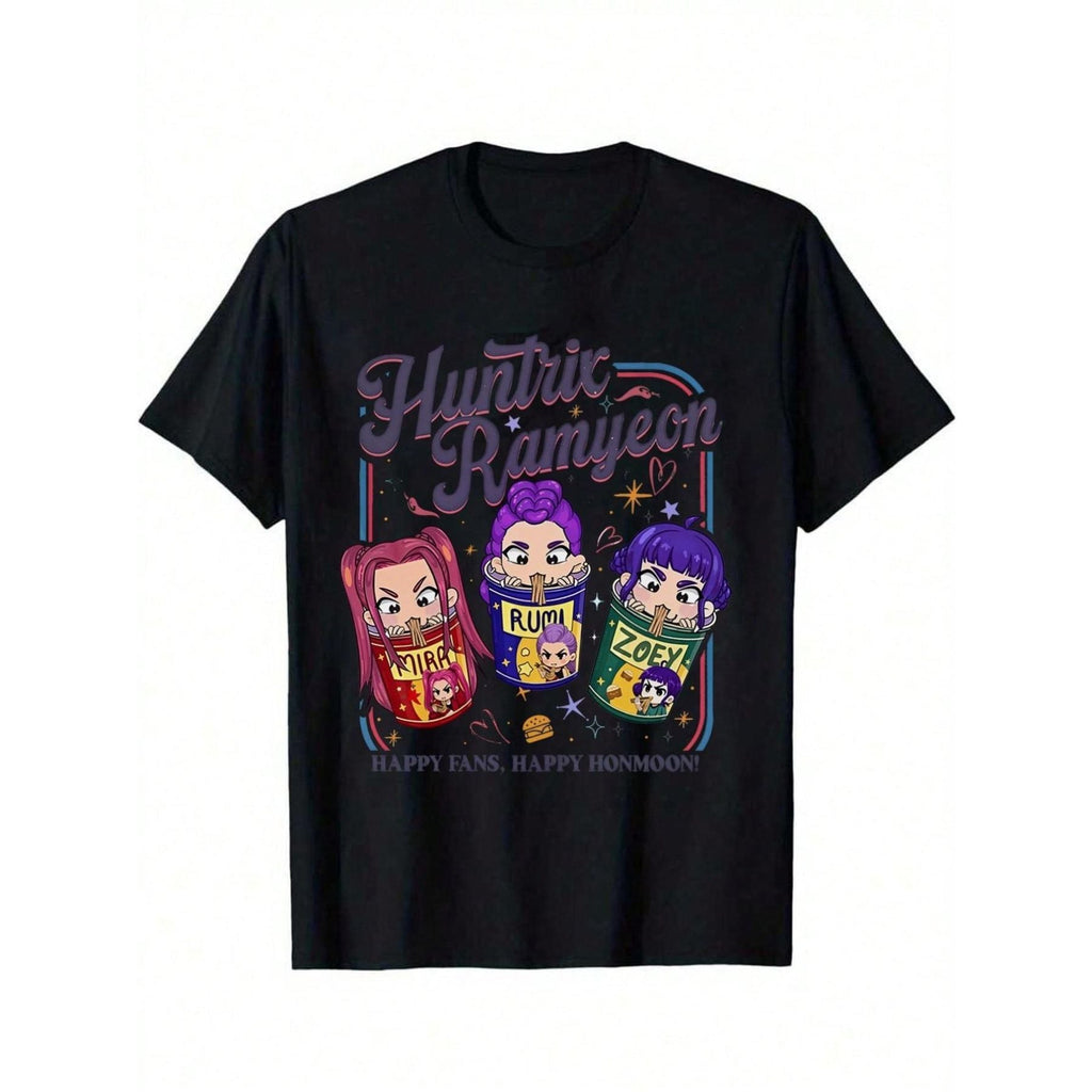Pasimax Rumi, Zoey & Mira "HUNTR/X" T-Shirt — detail close-up