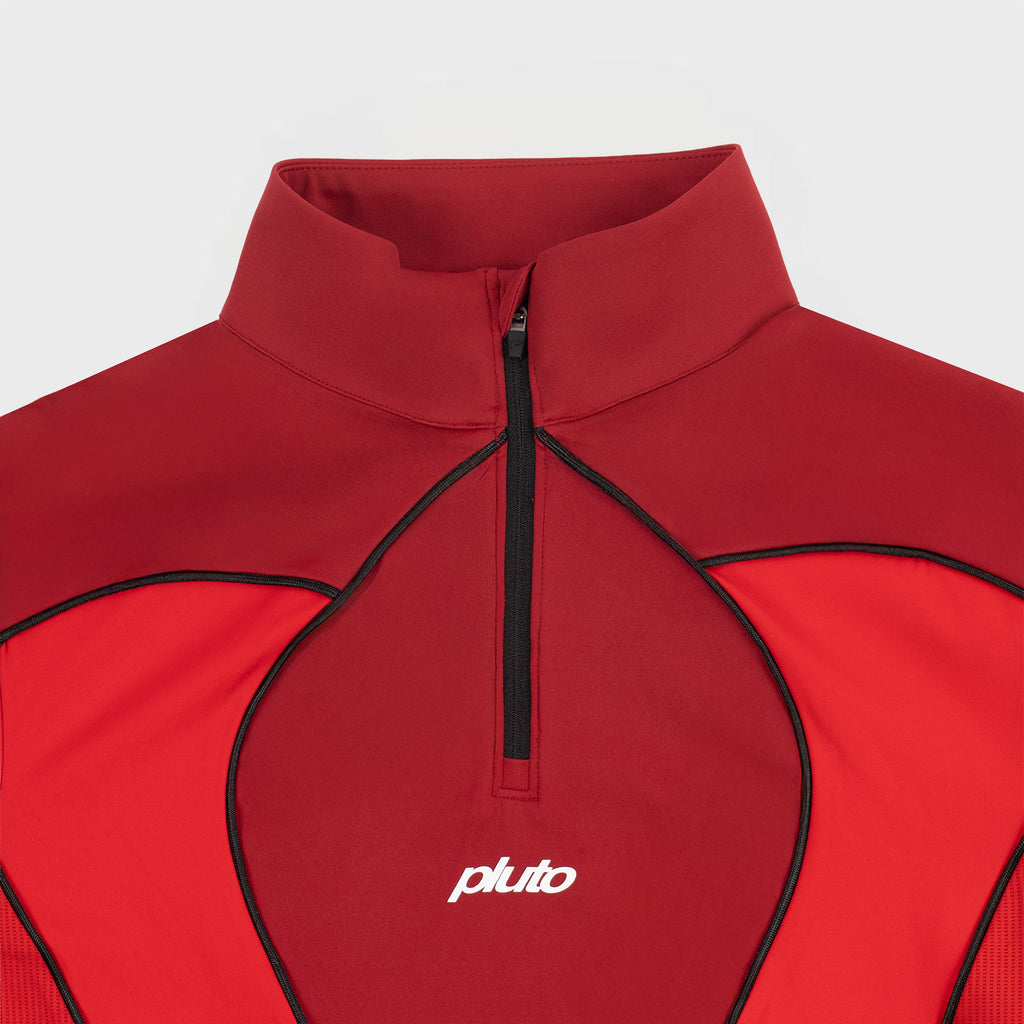 CANDLE QUARTER-ZIP | FIRE RED