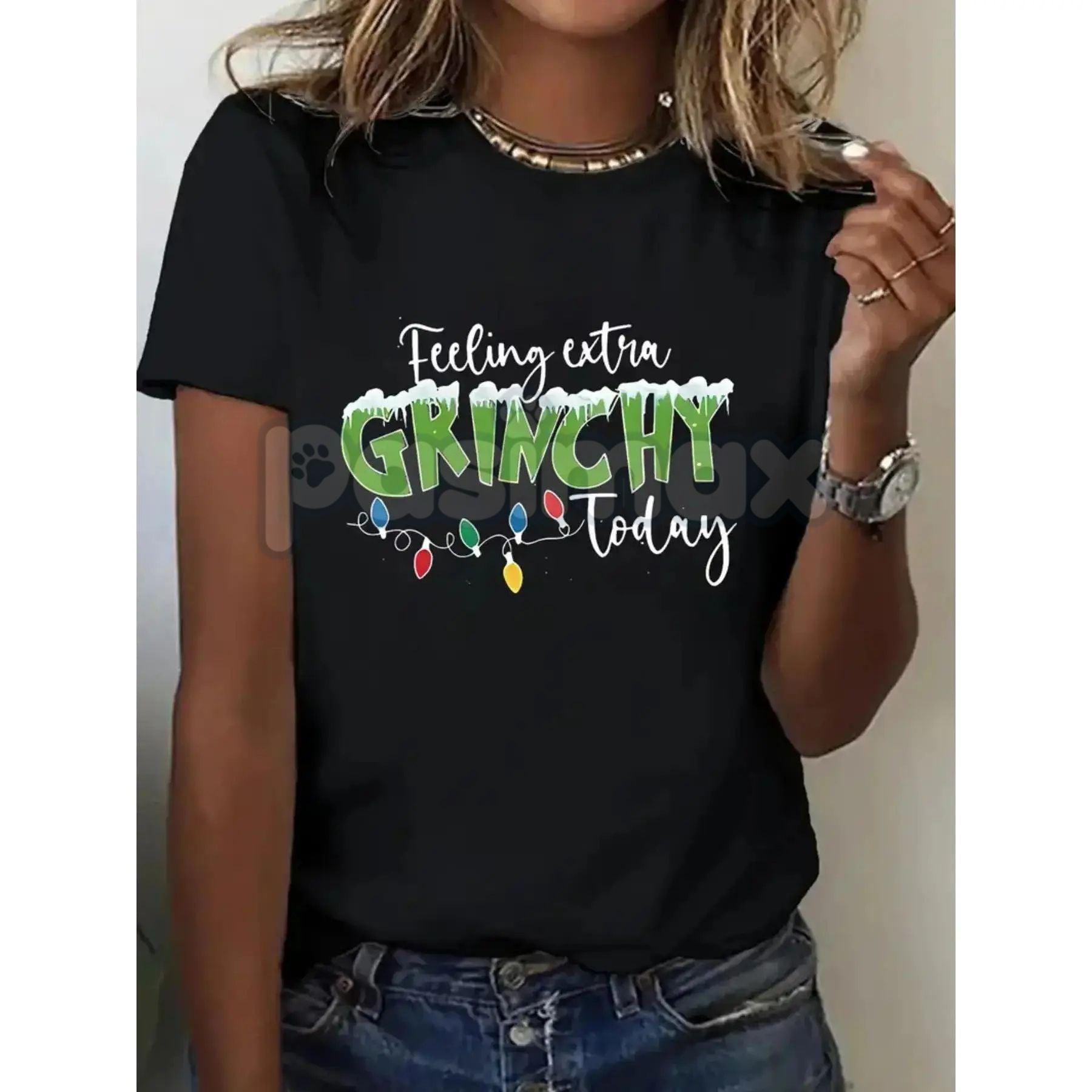Pasimax Feeling Grinchy Today T-Shirt – Funny Dr. Seuss Inspired Christmas Graphic Tee, Holiday Humor Shirt for Men & Women —