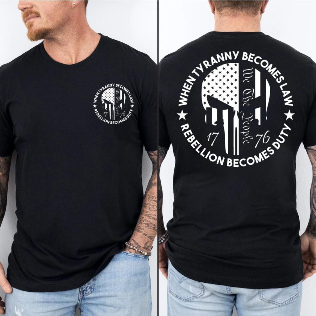 Pasimax "We The People 1776 Rebellion" Shirt — detail close-up