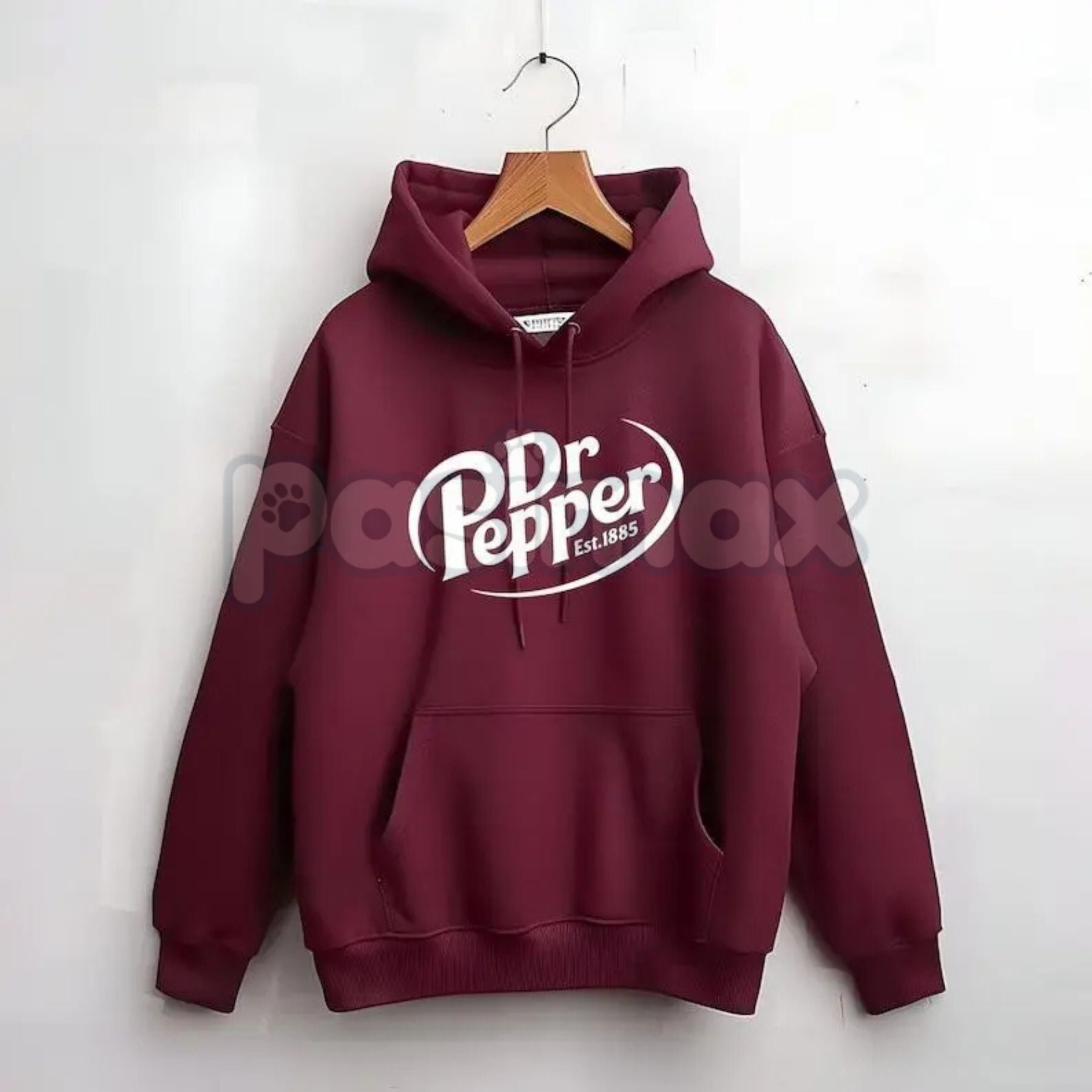 Pasimax Dr Pepper Unisex Hoodie – Iconic Soda Brand Pullover, 23 Flavors Fan Apparel, Classic Drink Merch — lifestyle context