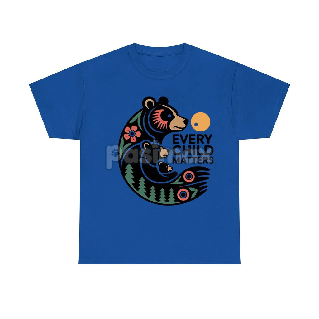 Pasimax "Every Child Matters" Indigenous Shirt — detail close-up