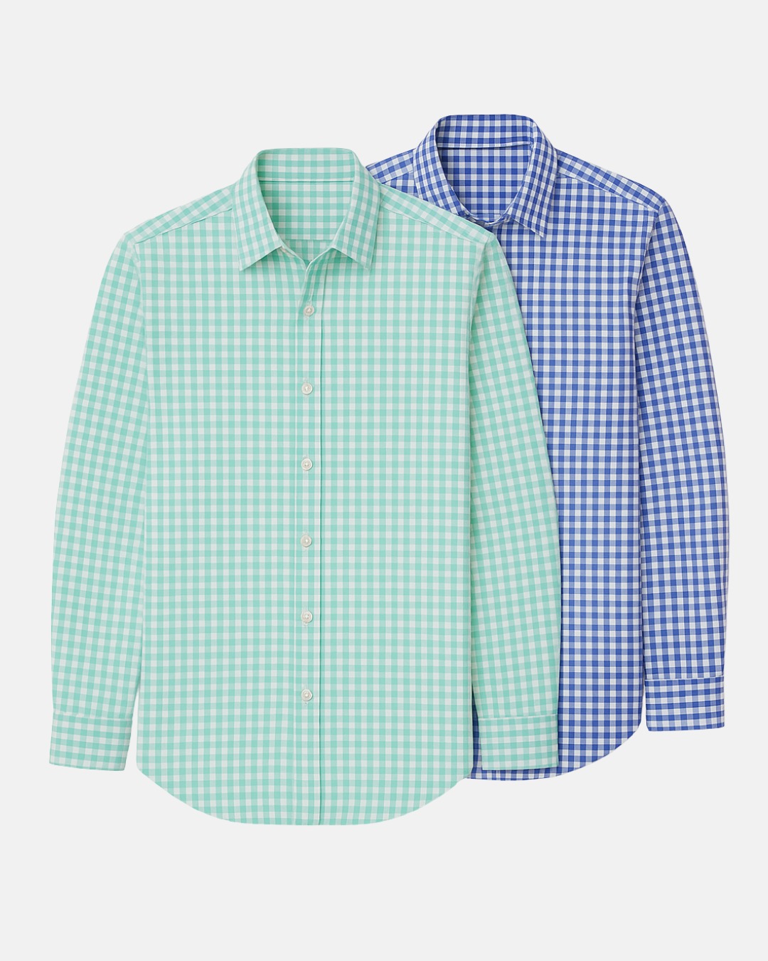 Buki Mauro Dress Shirt 2-Pack - Teal/Blue — main product shot