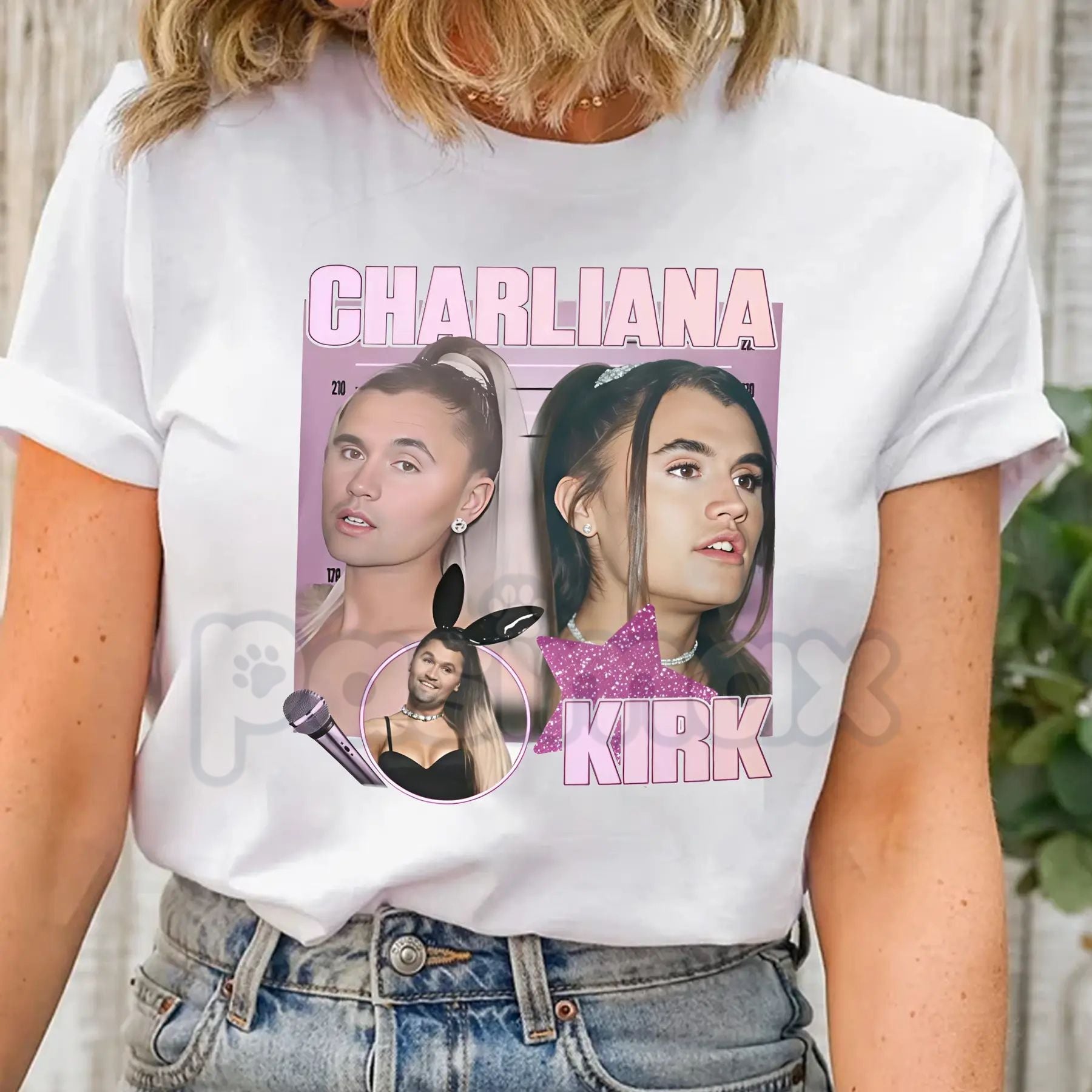 Pasimax Charliana Kirk Meme T-Shirt - "We're Charlie" Funny Graphic Tee, Charliana & Kirk Viral Podcast Apparel, Trendy Pop C