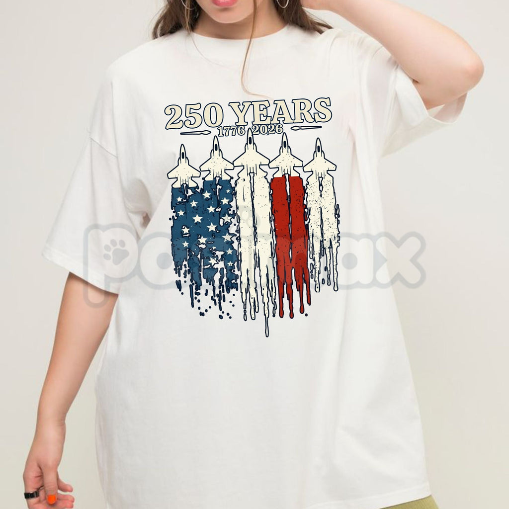 Vintage 1776-2026 USA 250th Anniversary T-Shirt – United States Semiquincentennial Flag Graphic Tee, Remastered Heavy Cotton Patriotic Top, Soft Lived-In Heritage Shirt, Made in USA