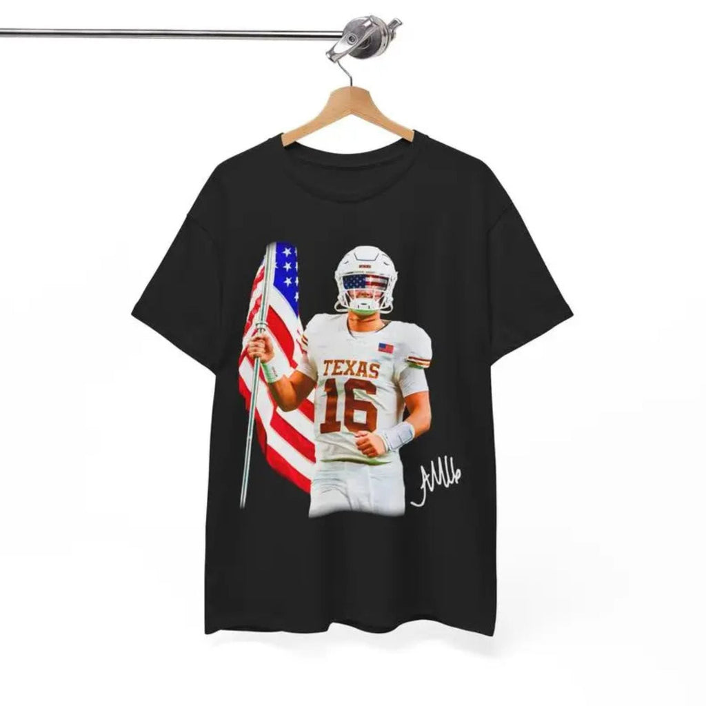 Pasimax Arch Manning USA T-Shirt — detail close-up