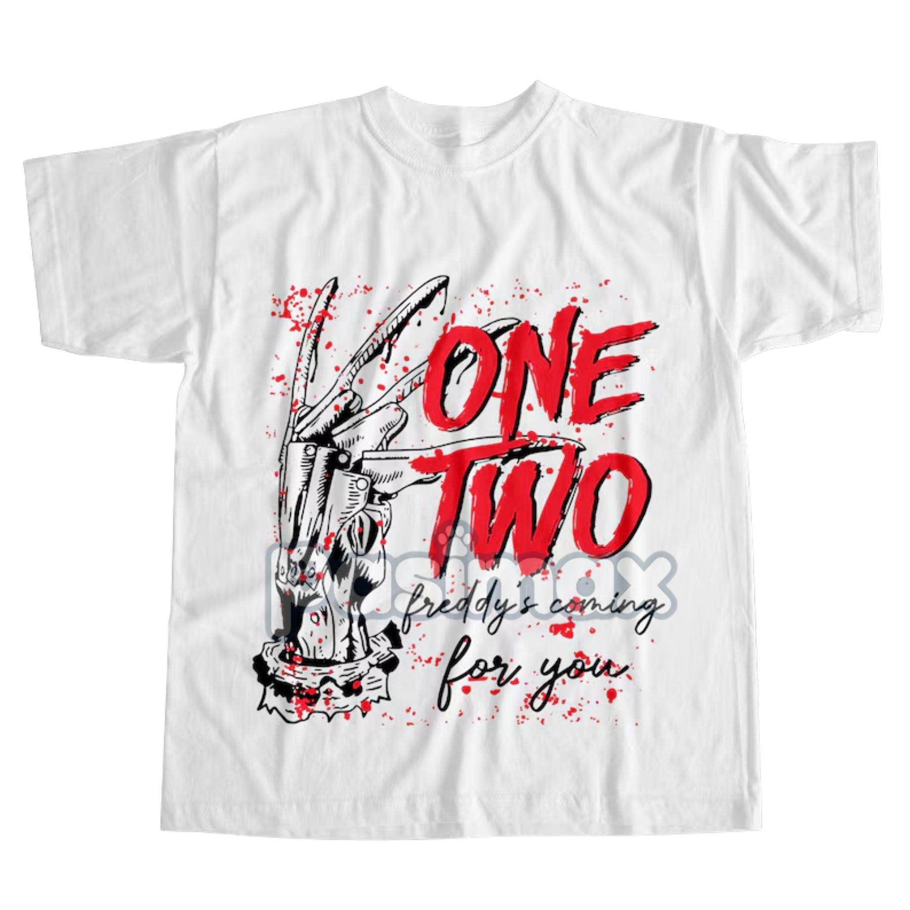 Pasimax Halloween Horror Anime T-Shirt — lifestyle context