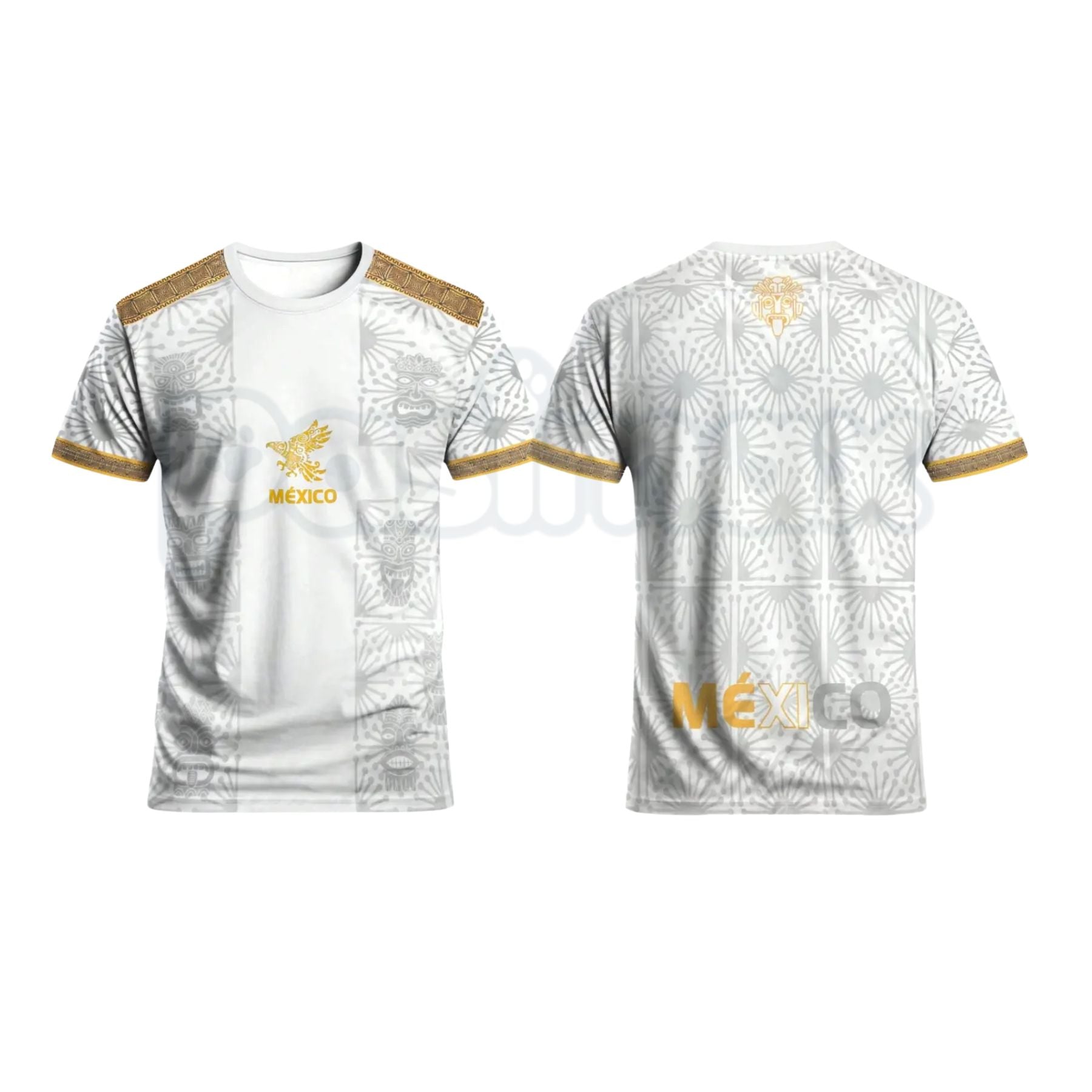 Mexican Aztec Totem Print Loose T-Shirt – Ancient Cultural Graphic Tee, Relaxed Fit Streetwear