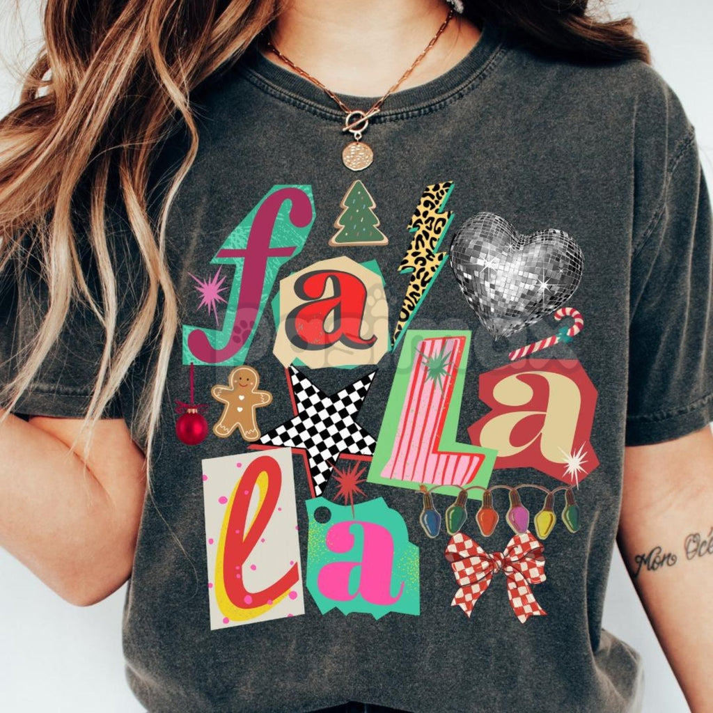 Pasimax Comfort Colors® Christian Faith Y2K T-Shirt – Retro Positivity Collage, Trendy Coquette Aesthetic, Ransom Letter Typo