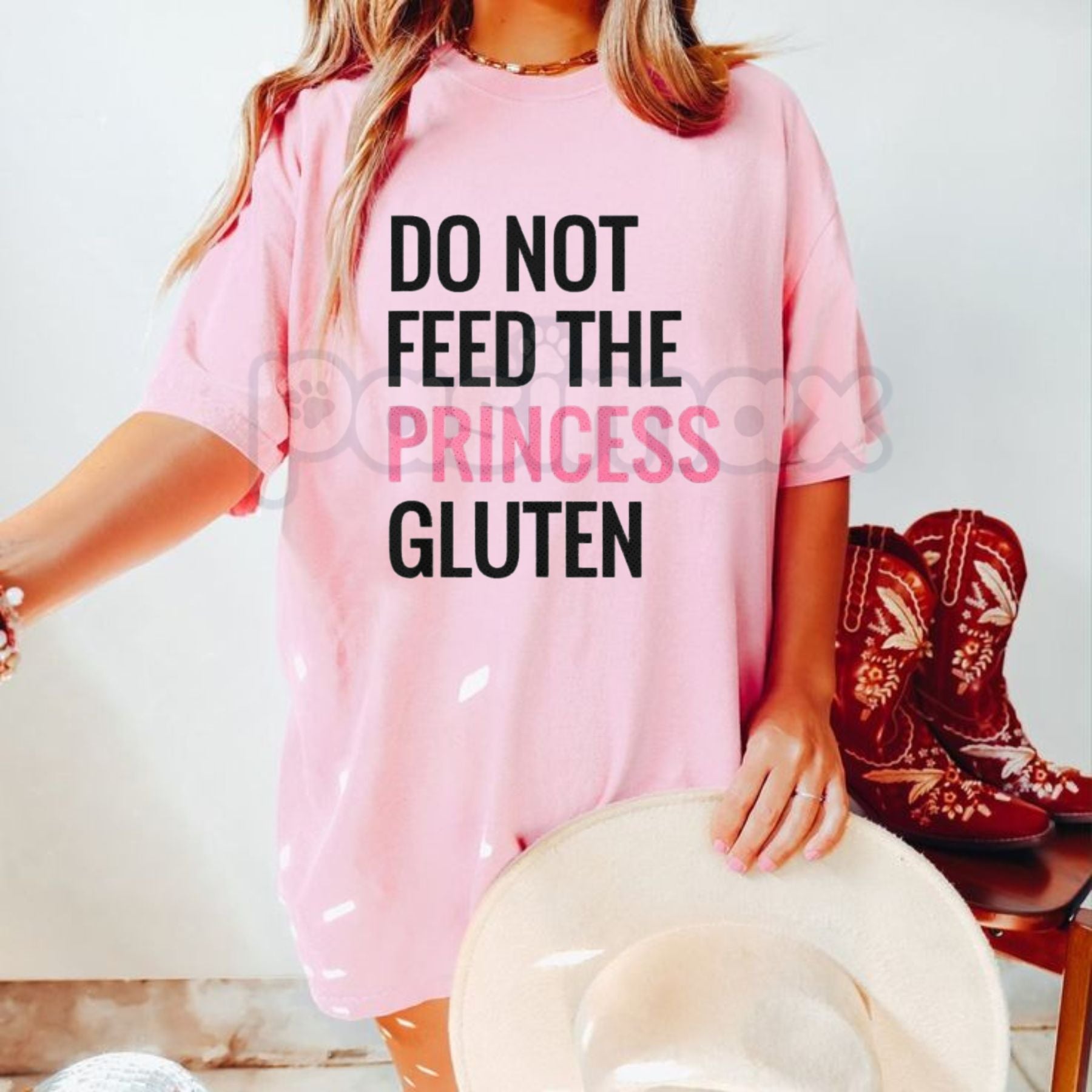 "Gluten Free Princess" Funny T-Shirt – Sarcastic Allergy Awareness Graphic Tee, Premium 100% Cotton Celiac Humor Top, Soft Lived-In Heavyweight Wheat-Free Lifestyle Shirt, Made in USA
