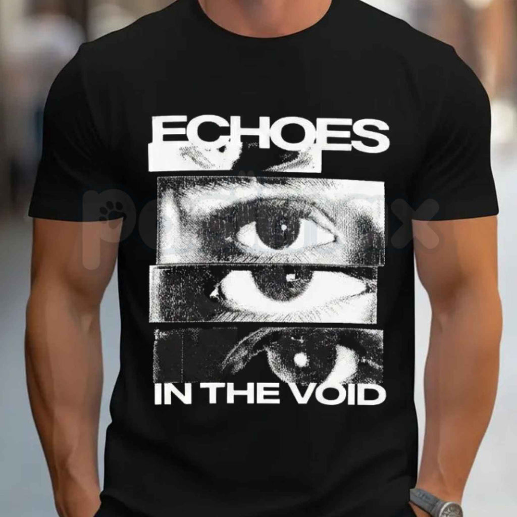 Retro Glitch Art Eye Print Shirt – Vintage Graphic Tees, Cyberpunk Vaporwave Surreal Unisex Cotton T-Shirt