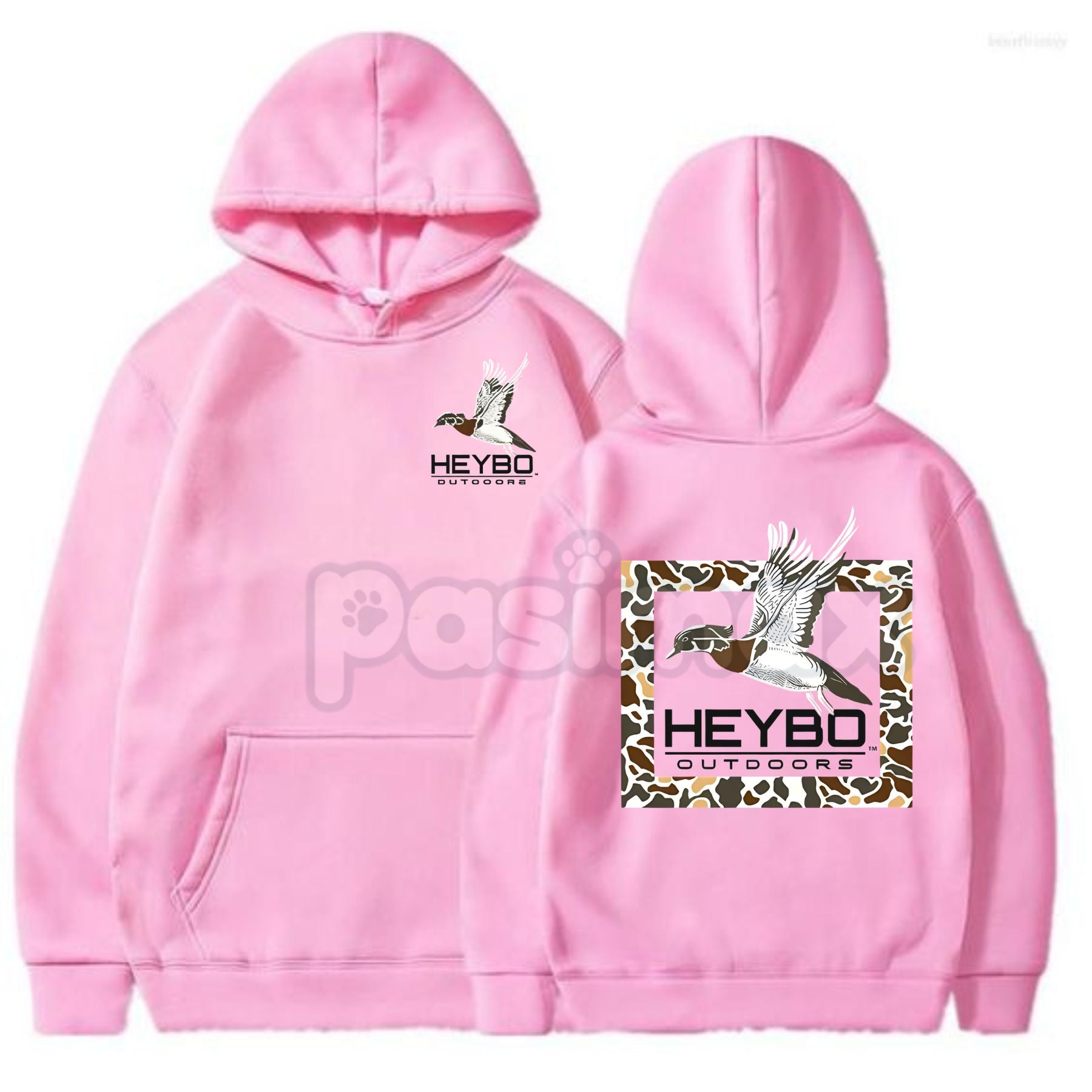 Pasimax Heybo Outdoors Hoodie – Classic Hunting & Fishing Apparel Pullover, Essential Active Lifestyle Gear, Unisex — detail 