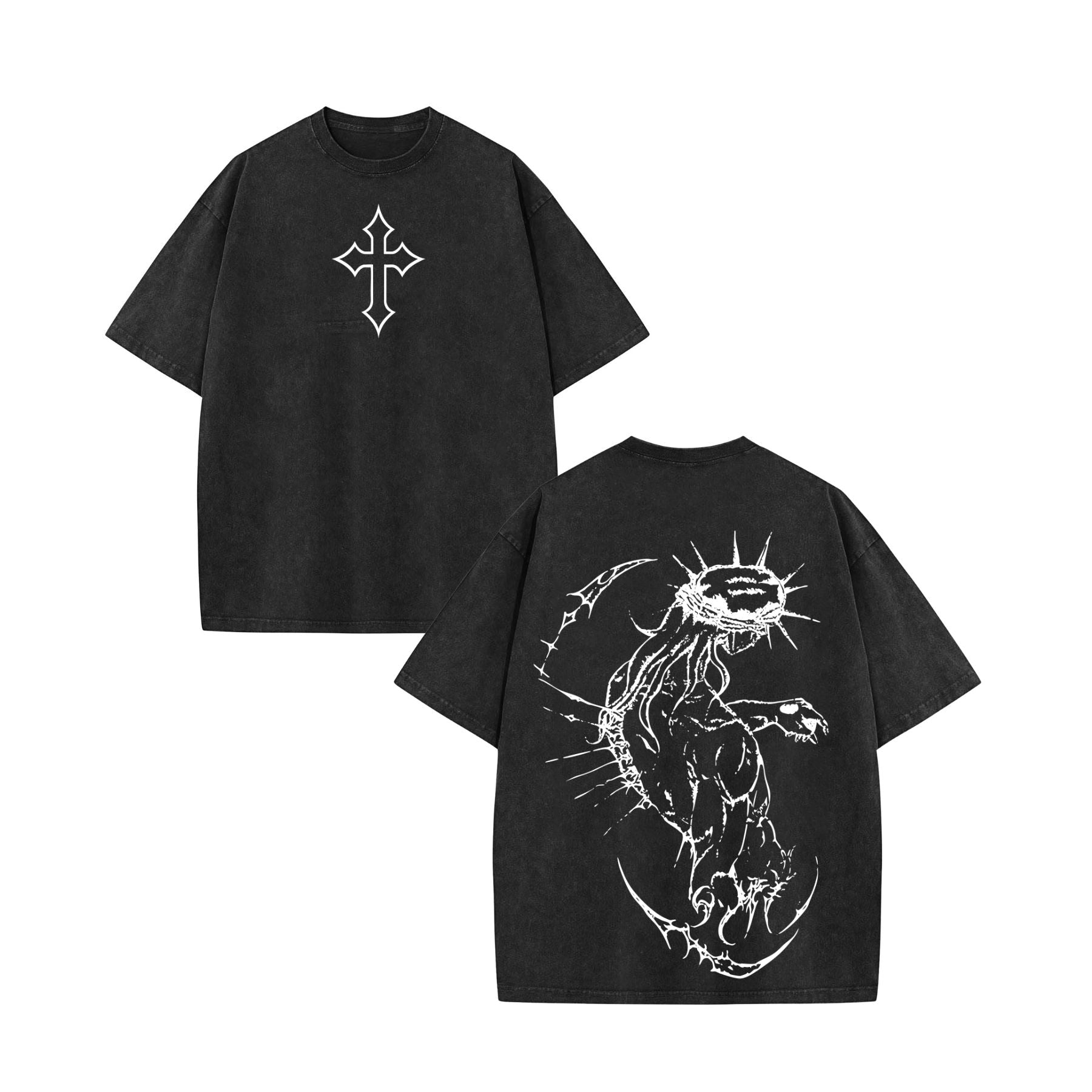 Pasimax Oversized Christian Gym T-Shirt — detail close-up