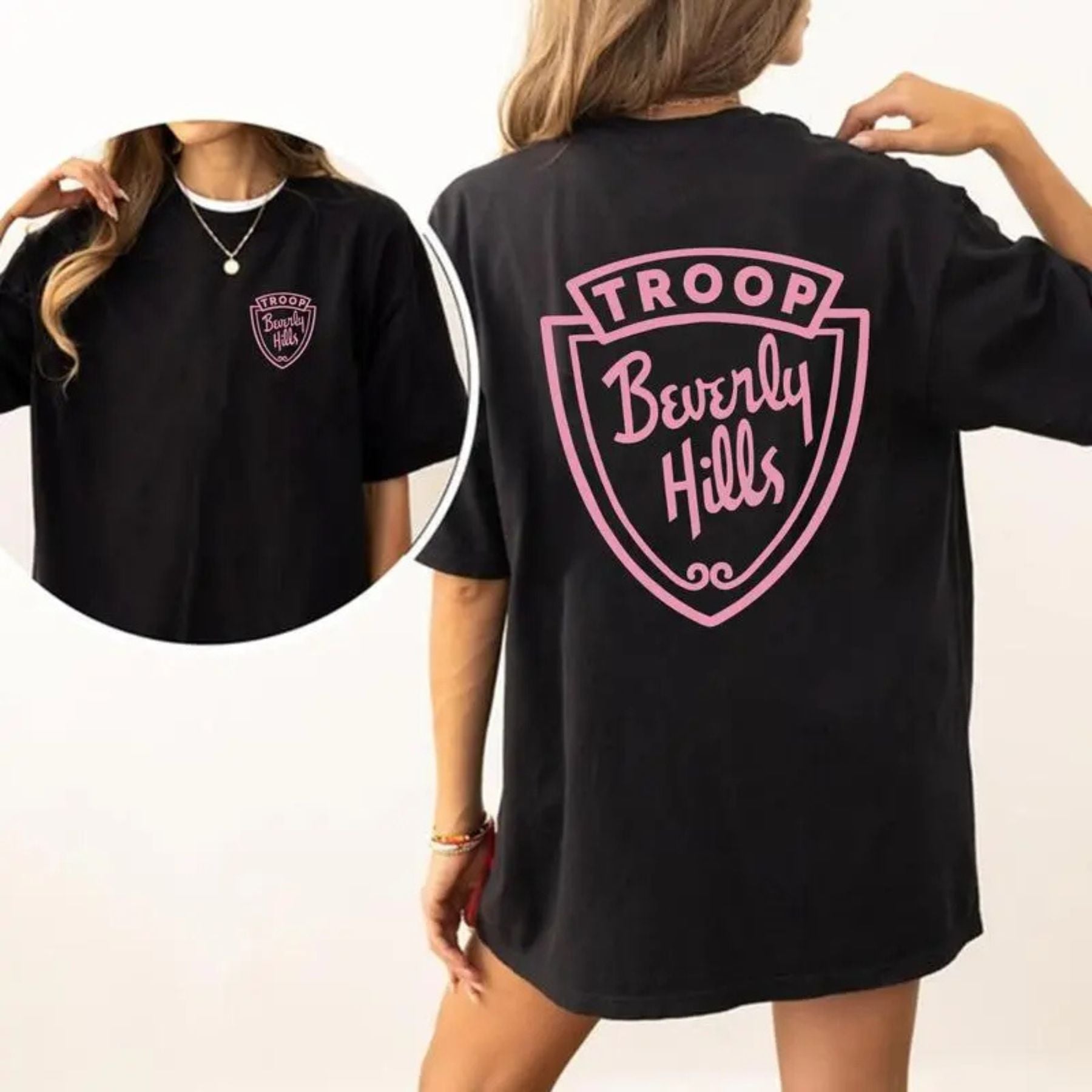 Pasimax "Troop Beverly Hills" Movie Double Sided T-Shirt — lifestyle context