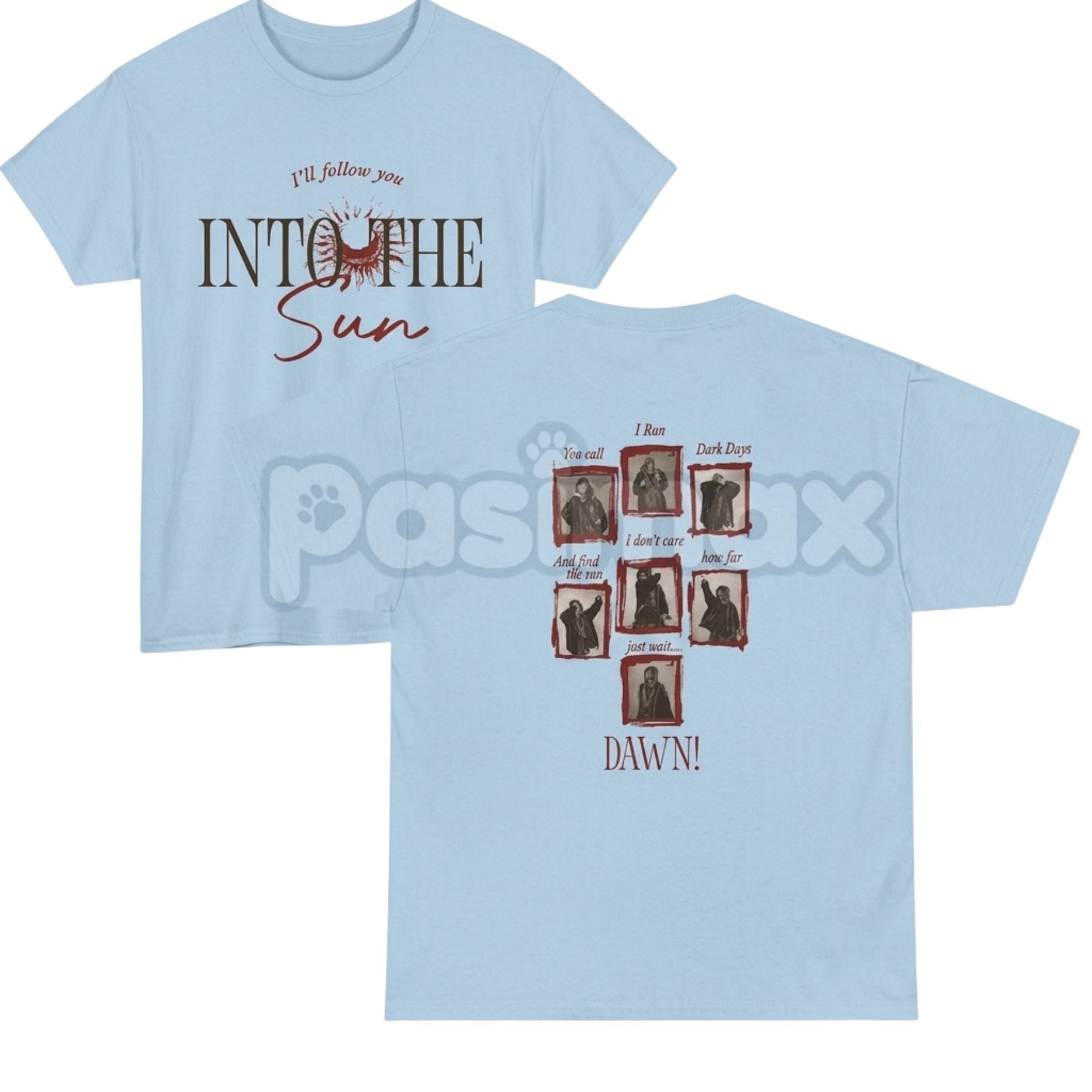 Into The Sun Lyrics Kpop World Tour T-Shirt – Retro Cinematic Fan Graphic Tee