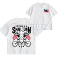 Pasimax Try That In A Small Town Hoodie – Vintage Country Music JA Shirt & Retro Western Movie Sweatshirt — detail close-up
